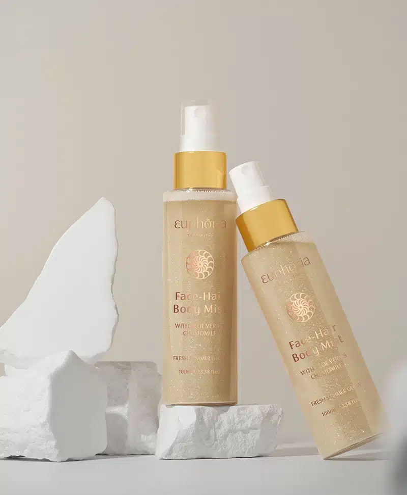 Euphoria мерцающий мист для тела и волос Fresh Summer, 100 мл.