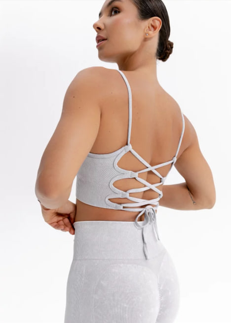 Forstrong топ Lattice, Серый деним*