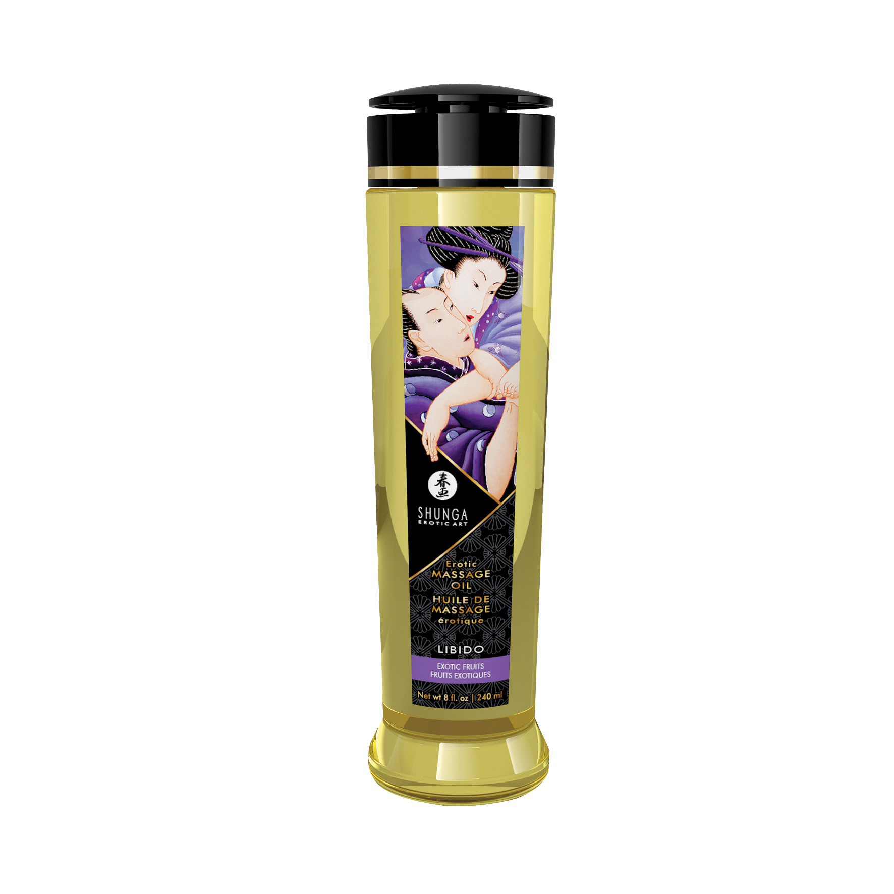 Shunga масло массажное для тела с ароматом Экзотических фруктов, 240 мл.