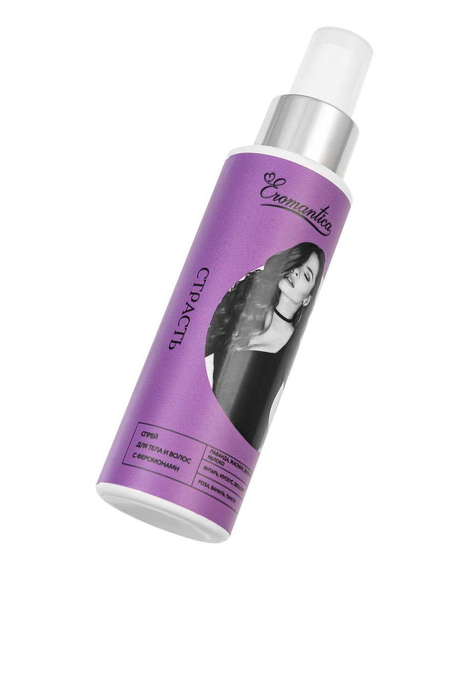 Eromantica спрей для тела и волос с феромонами Страсть, 110 мл.
