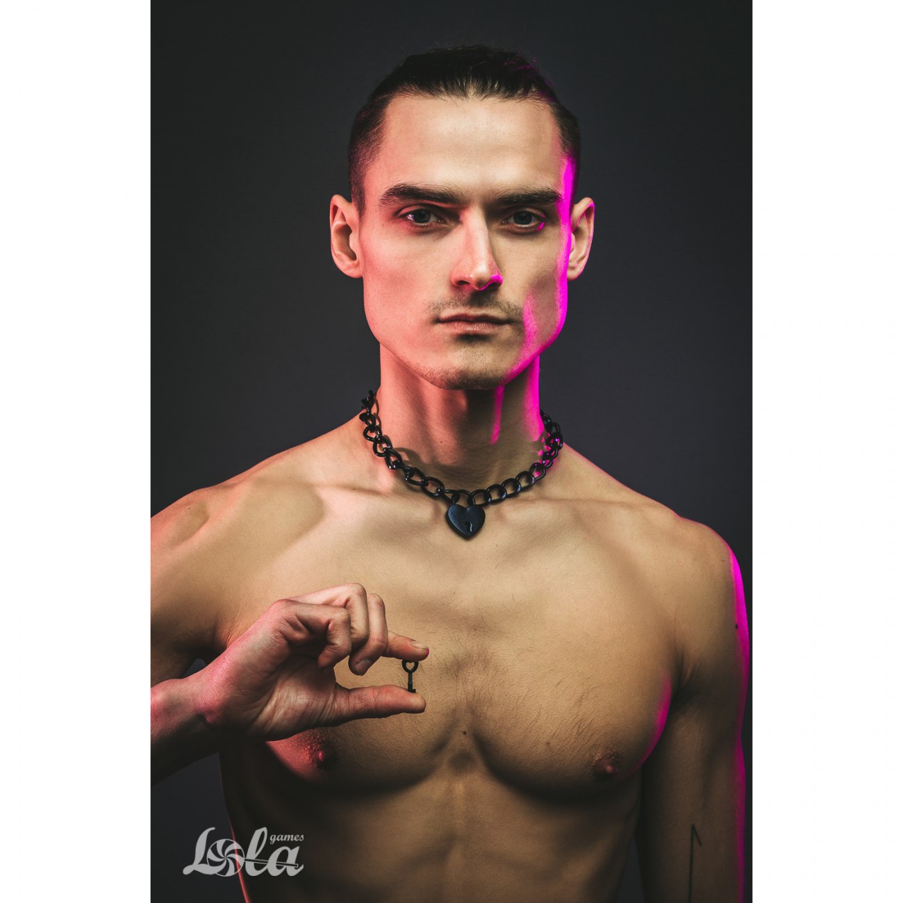 Lola Games ошейник с ключиком Party Hard Embrace Black, Черный*