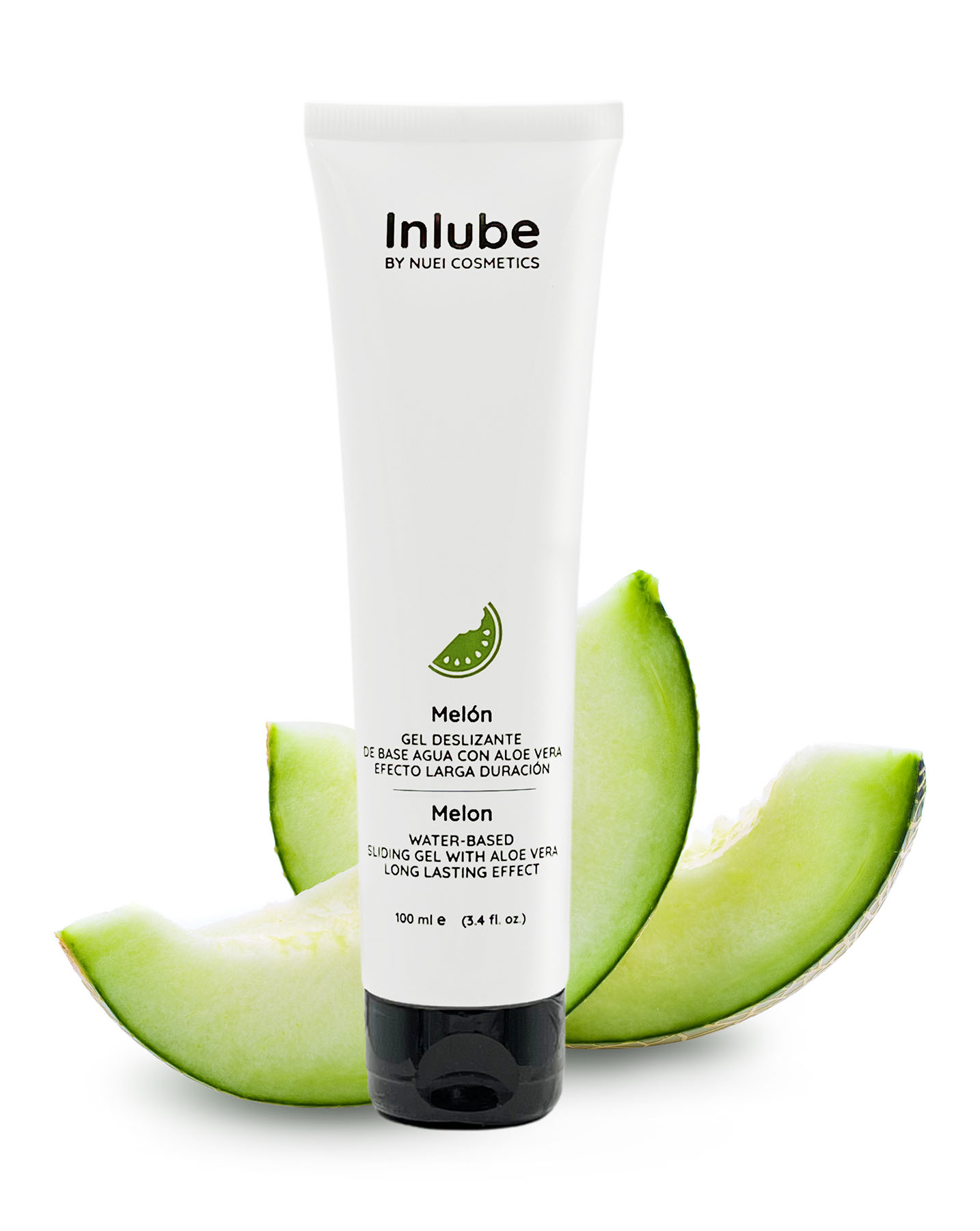 Nuei Inlube лубрикант с алоэ вера и ароматом Дыни, 100 мл.