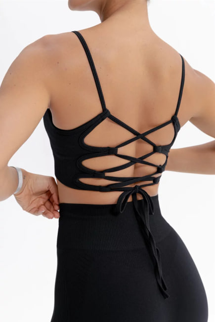 Forstrong топ Lattice, Черный*