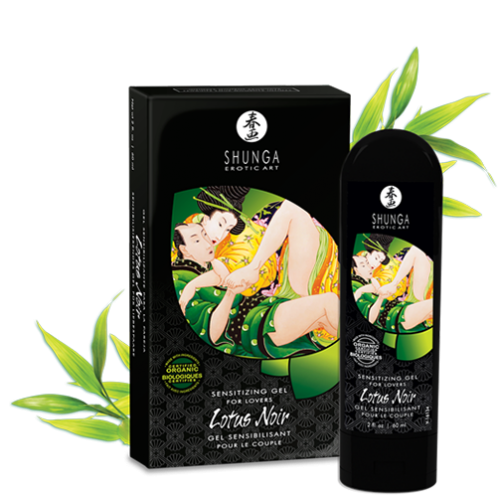 Shunga возбуждающий гель для пар Lotus Noir, 60 мл.