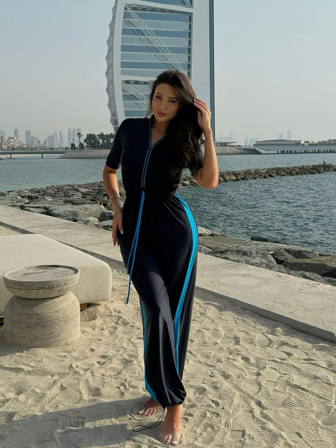 Instinto буркини комбез макси Sammy, Сине-голубой