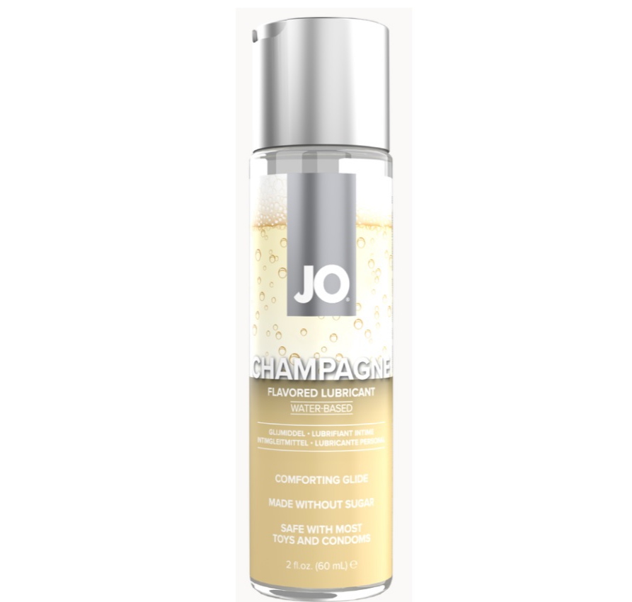 Jo вкусовой лубрикант на водной основе Шампанское, 60 мл.
