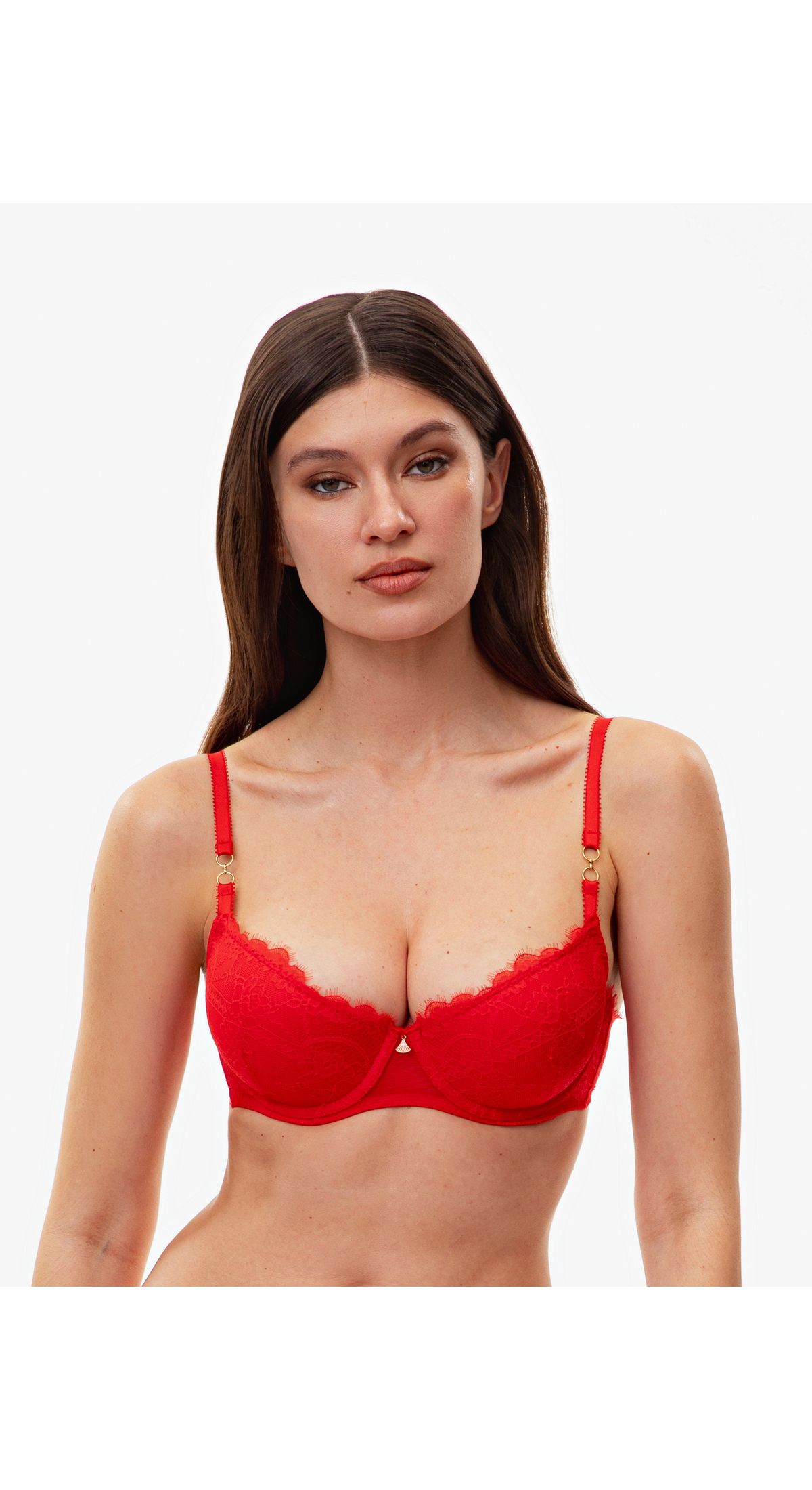 MELLE бюст балконет push-up Grazia ML1314, Красный