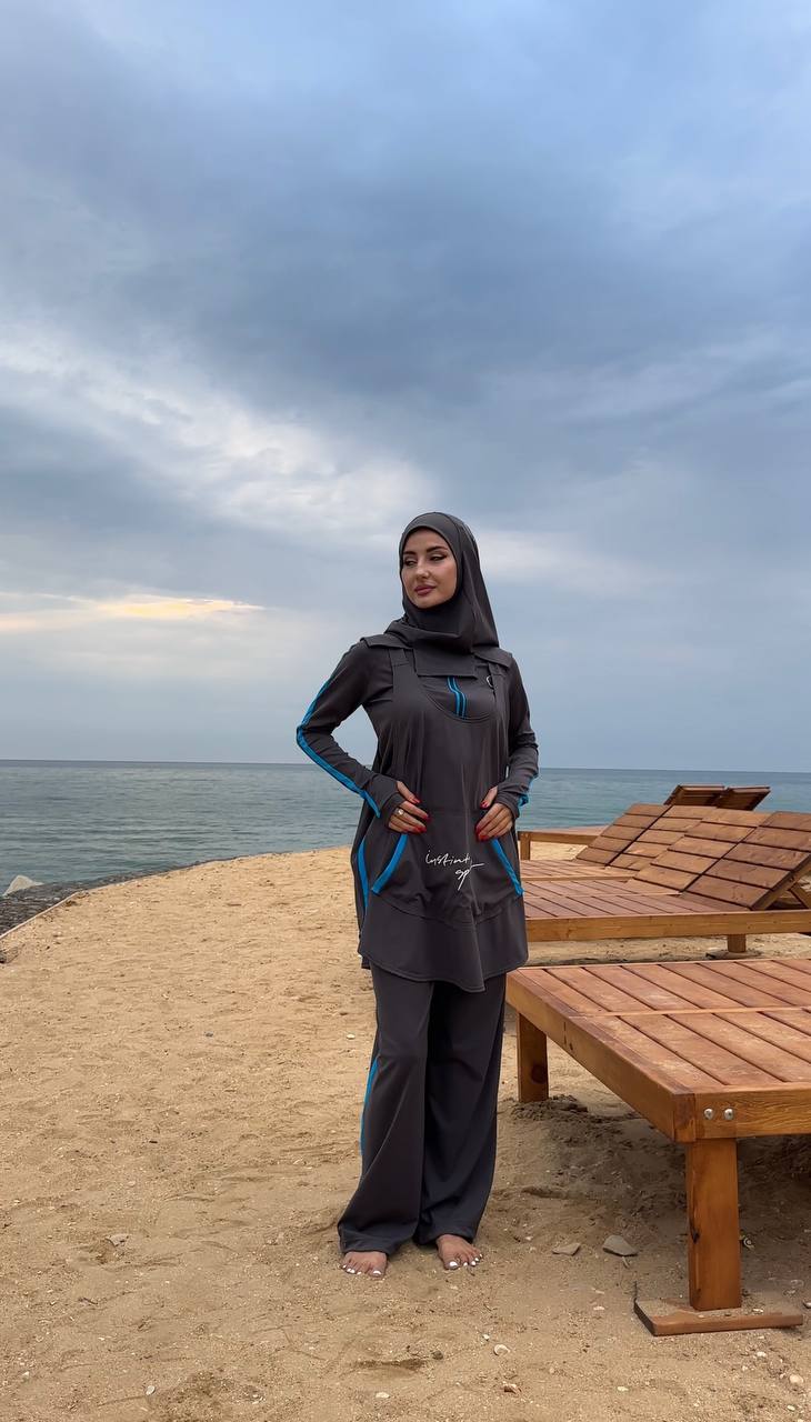 Instinto майка для буркини Sport, Серый