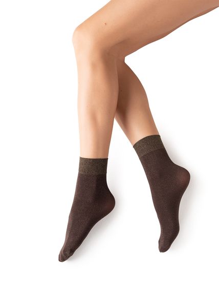 Minimi носки LUREX 70, Коричневый