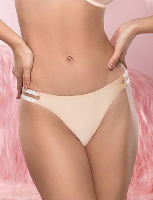 Mioocchi трусы бразилиана Stella 8401 Cipria, Бежевый