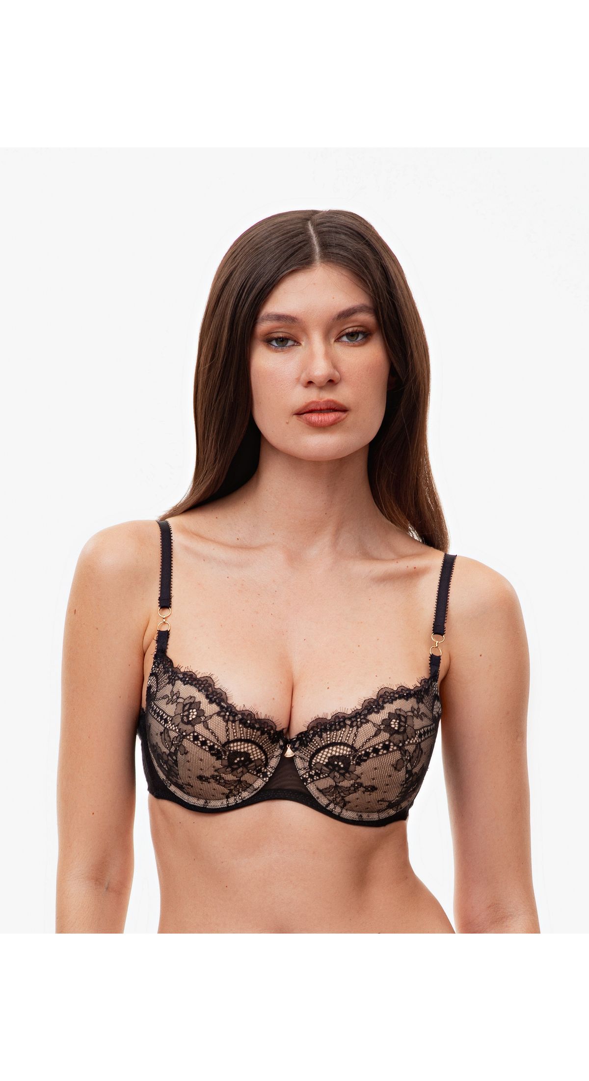 MELLE бюст балконет push-up Grazia ML1314, Черный