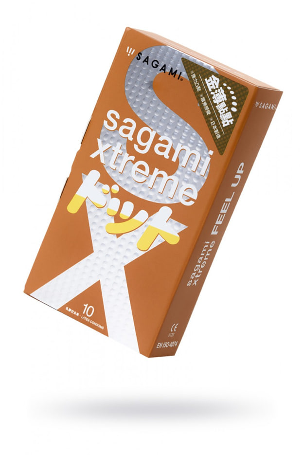 Sagami Xtreme презервативы латексные Feel Up, 10 шт