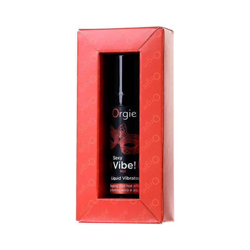 Orgie Sexy Vibe "Hot" гель для массажа с разогревающим и вибрирующим эффектом, 15 мл*