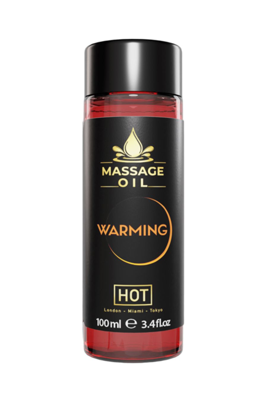 HOT массажное масло WARMING с согревающим эфектом, 100 мл.