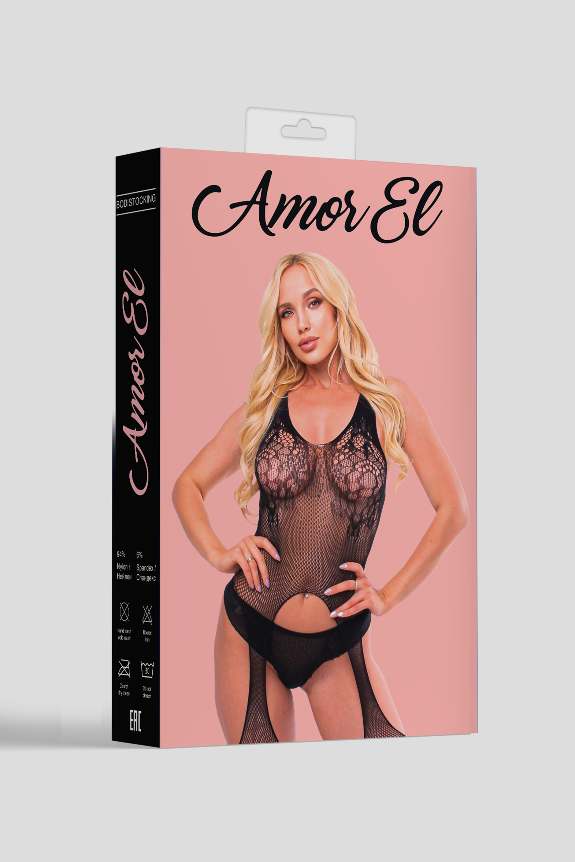 Amor EL боди-комбинезон Blanca 003 (чз), Черный