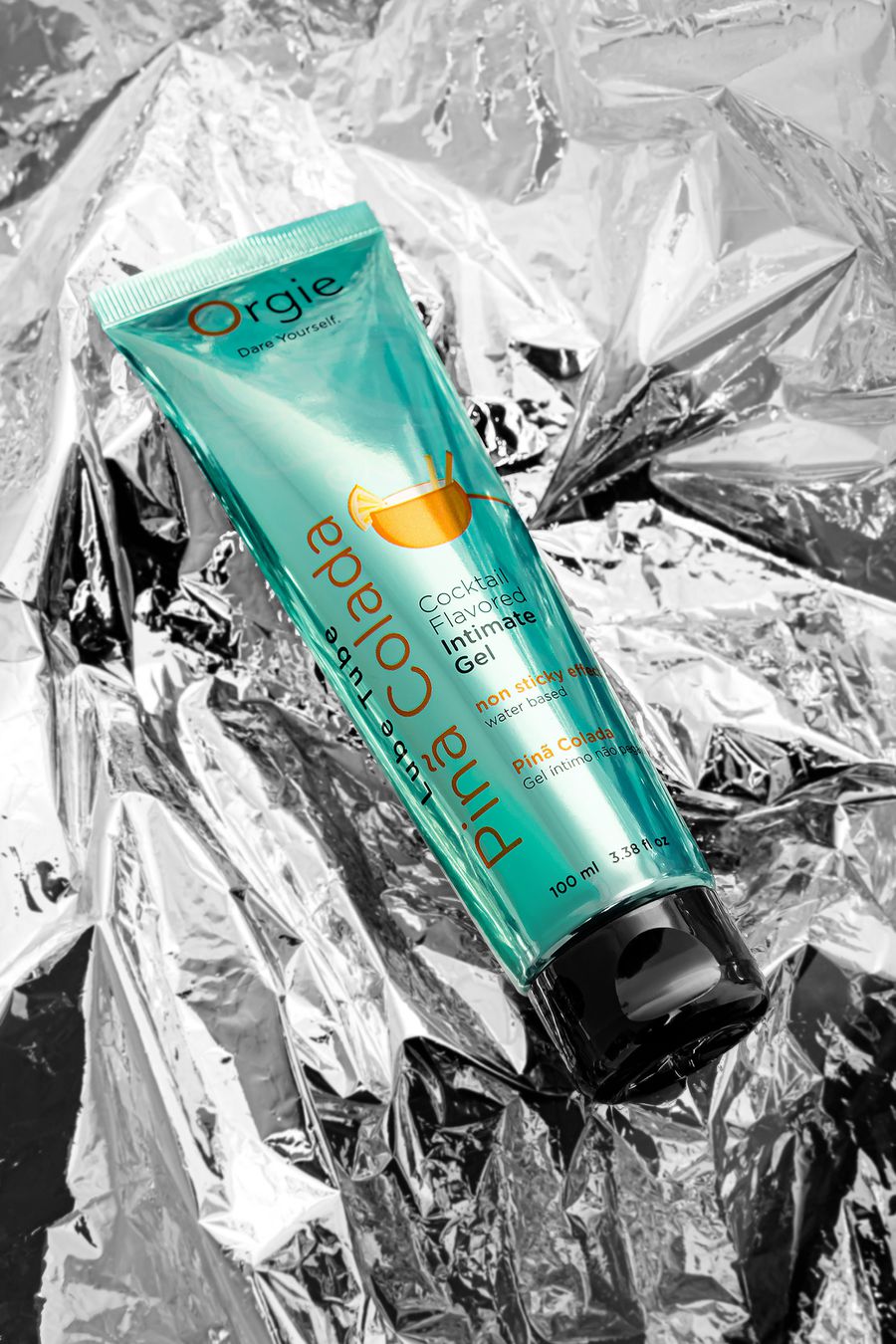 Orgie Lube Tube Cocktail гель на водной основе со вкусом Пина колады, 100 мл.