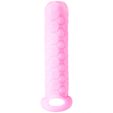 Lola Toys насадка Homme Long 9-12 см, Розовый