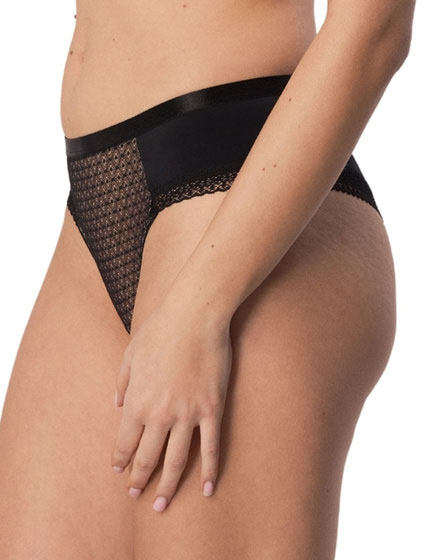 Mefemi трусики бразилиана Renee DB22, Черный