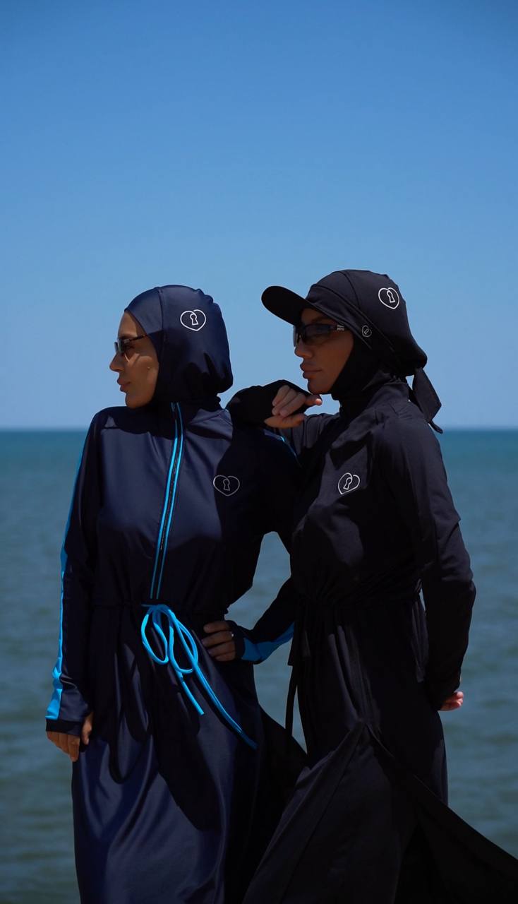 Instinto буркини костюм Alma, Черный