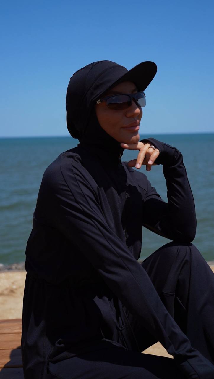 Instinto буркини костюм Alma, Черный