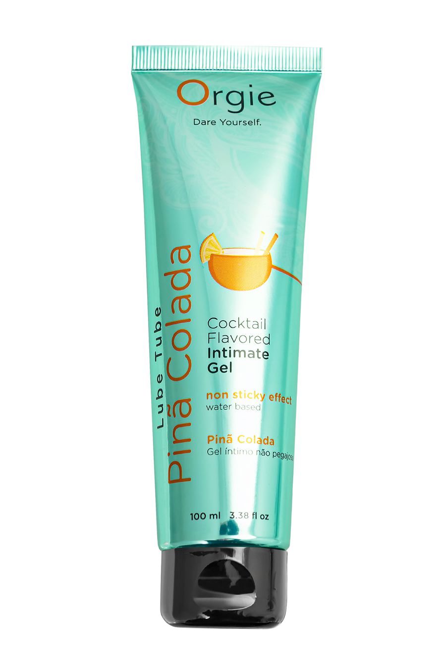 Orgie Lube Tube Cocktail гель на водной основе со вкусом Пина колады, 100 мл.