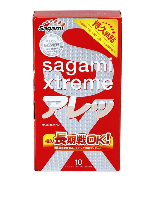 Sagami Xtreme презервативы латексные Feel Long, 10 шт