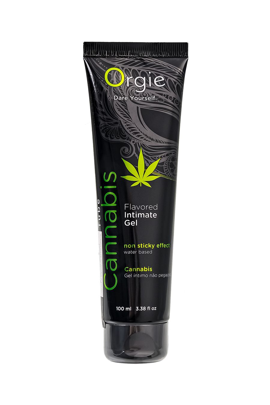 Orgie Lube Tube гель на водной основе со вкусом Cannabis, 100 мл