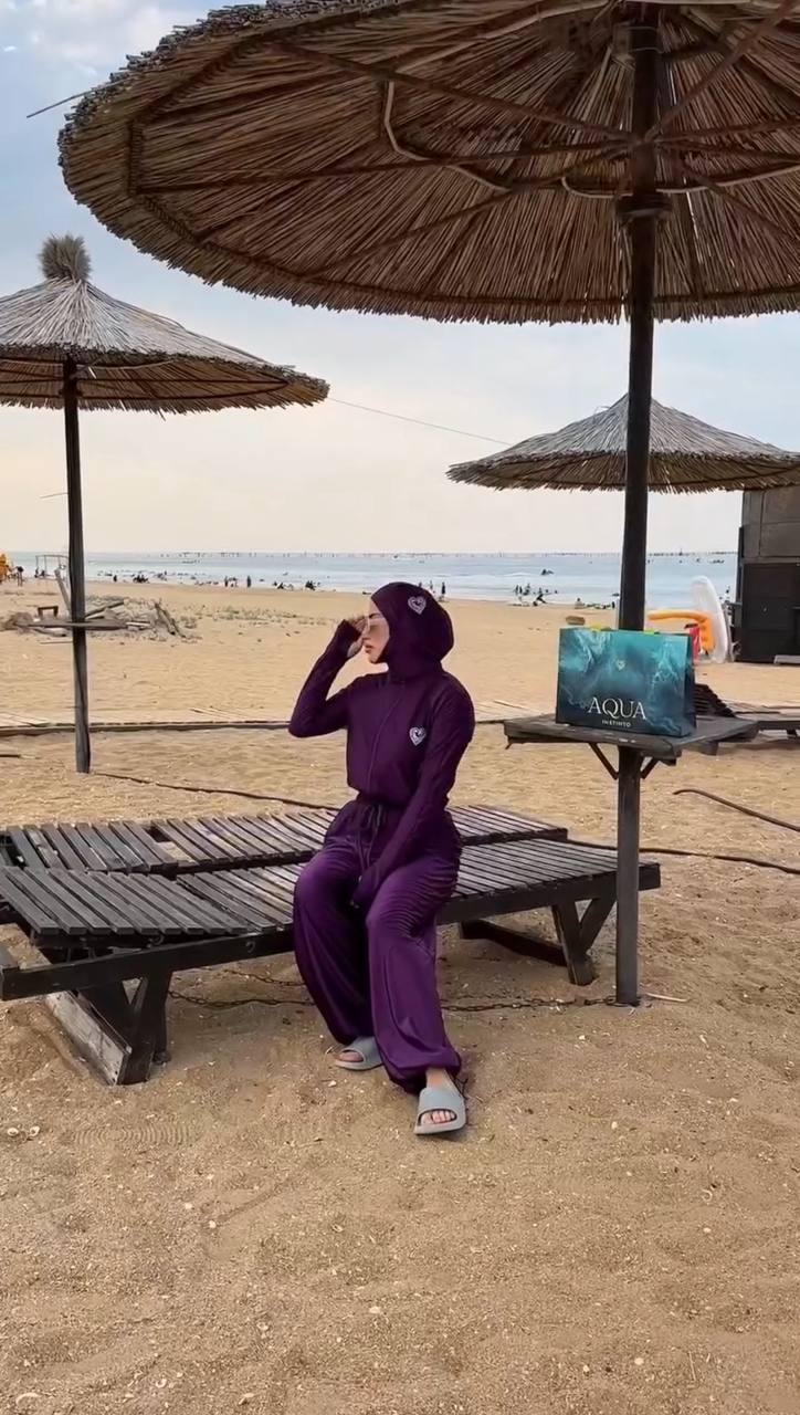 Instinto буркини комбез макси Zazoo, Фиолетовый