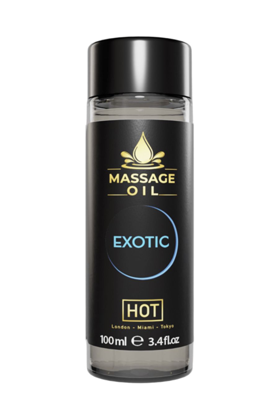 HOT массажное масло EXOTIC с ароматом экзотических фруктов, 100 мл.