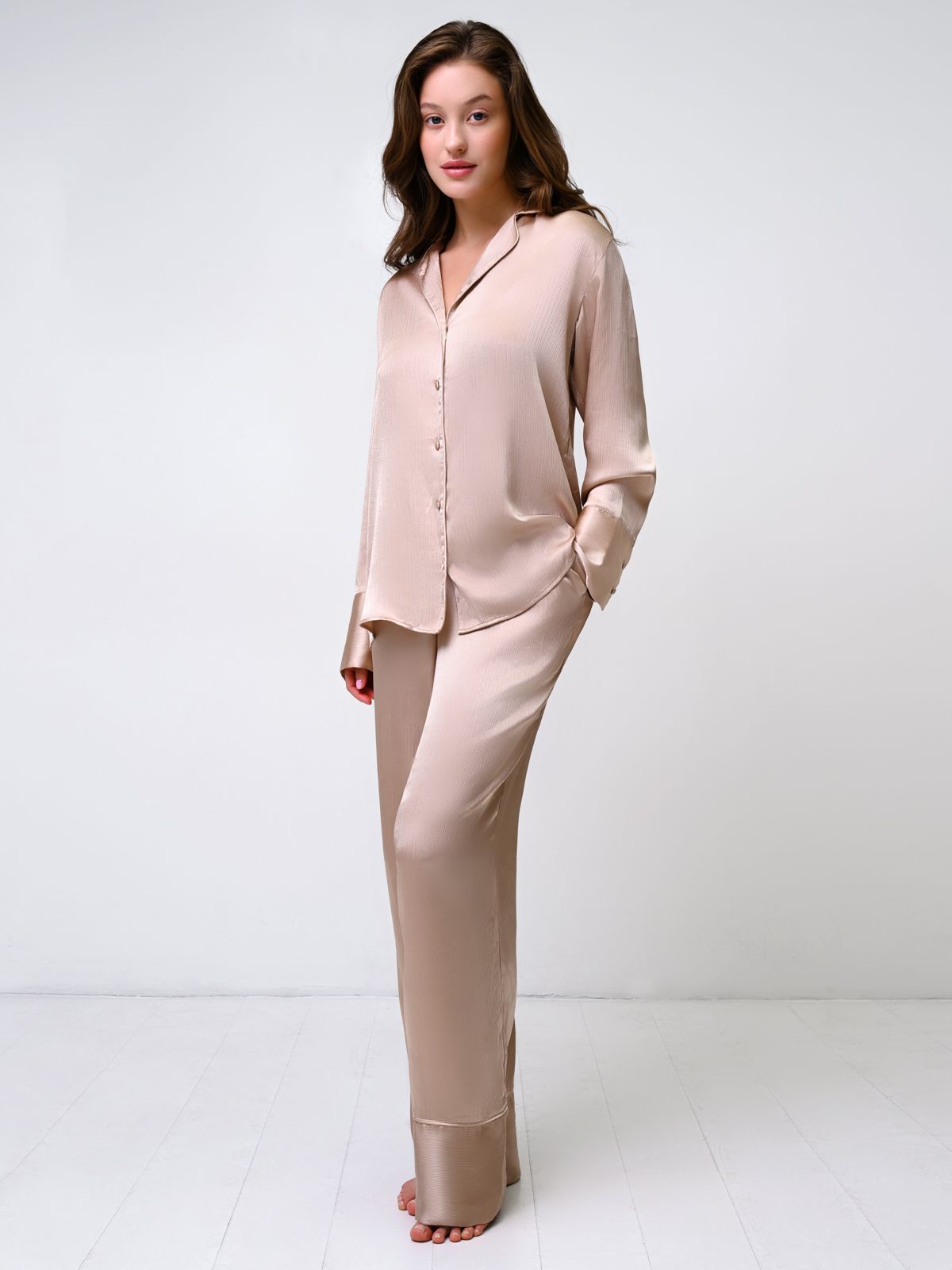 Indefini пижама 4257TCC (чз), Бежевый