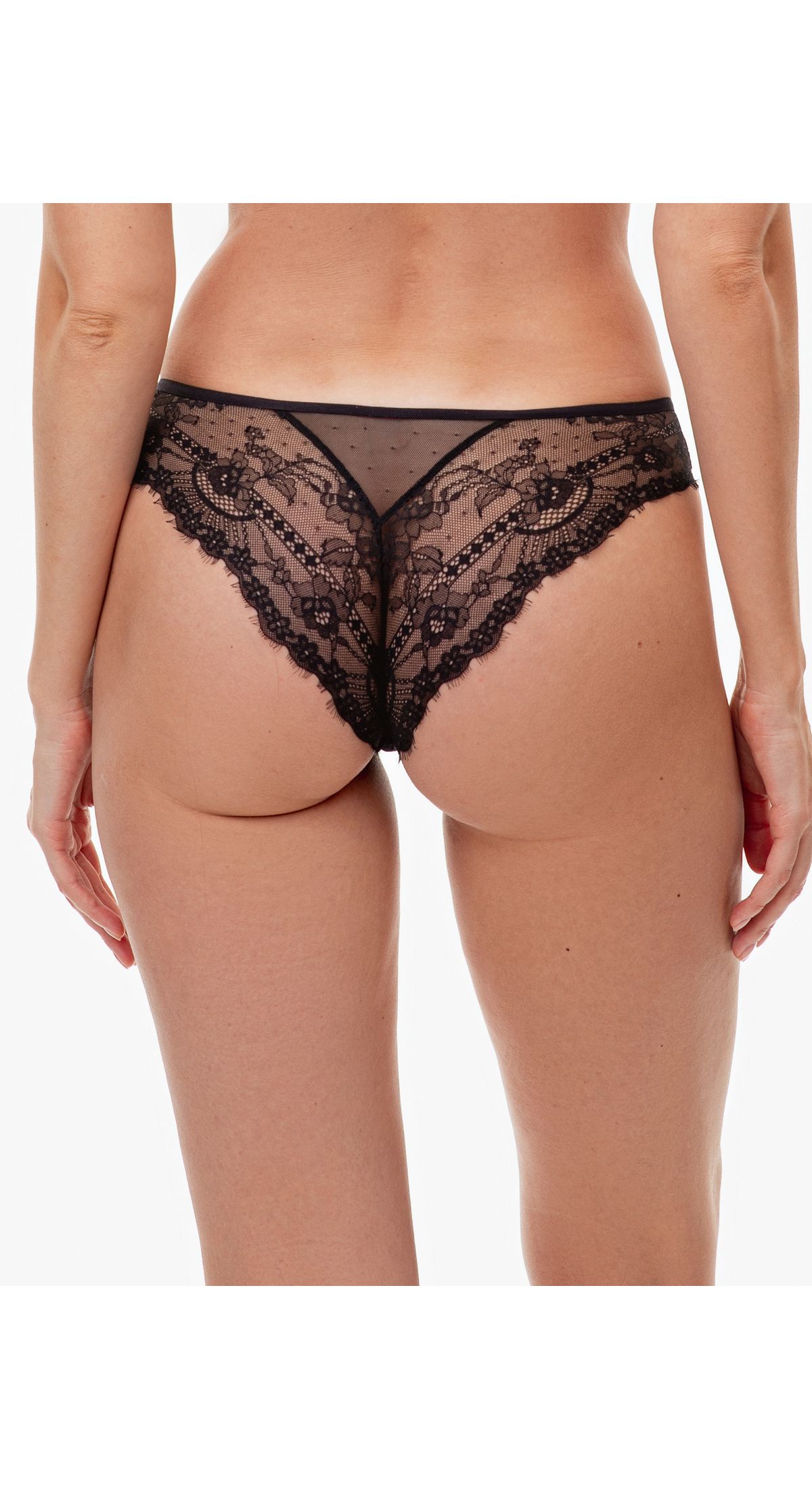 MELLE трусы бразилиана ML1302, Черный