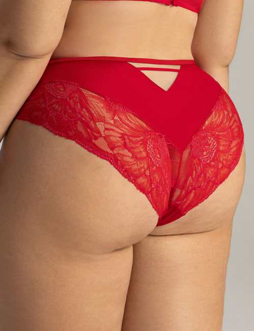Ava трусики бразильяно GRACE 2157, Красный