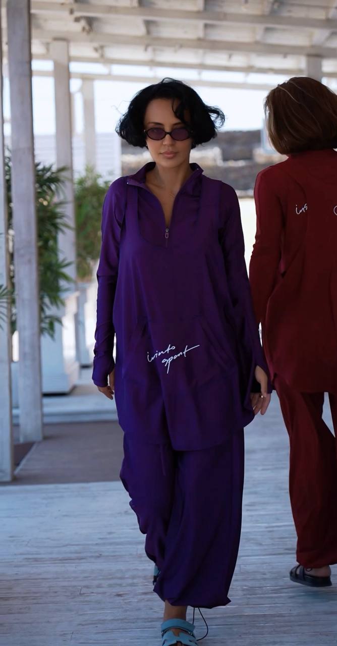 Instinto буркини комбез макси Zazoo, Фиолетовый